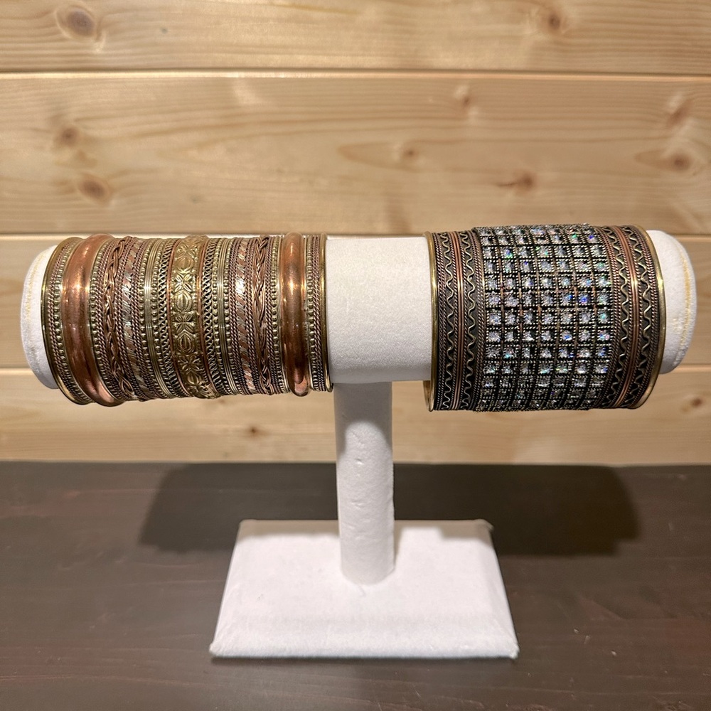 2 made in India vintage cuff bracelets